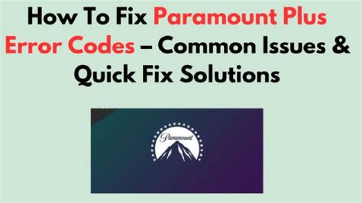 How to Fix / Solve Paramount Plus Error Code 3002 - SarkariResult