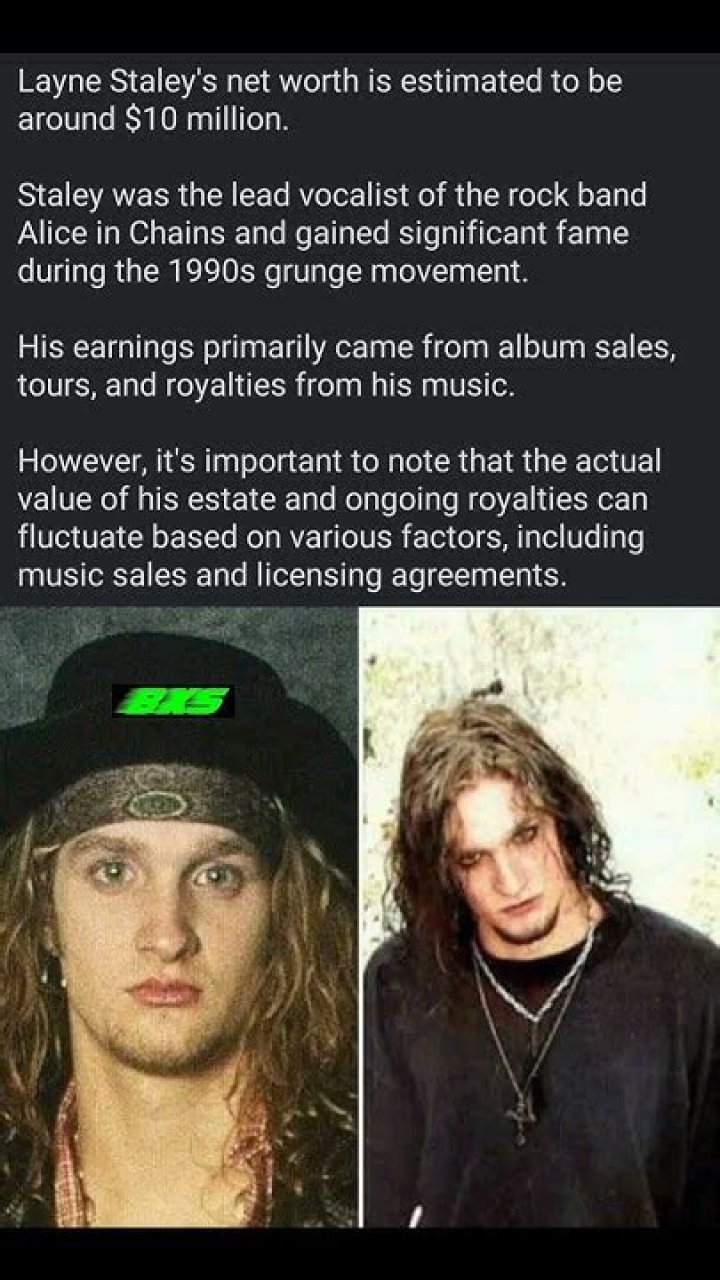 Layne Staley Net Worth